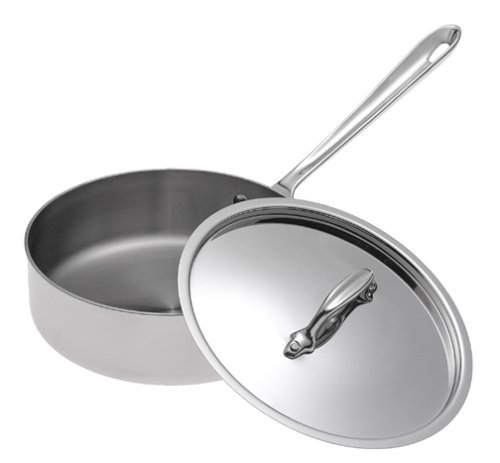 All-Clad D3 Stainless 12-Inch Frying Pan with Lid