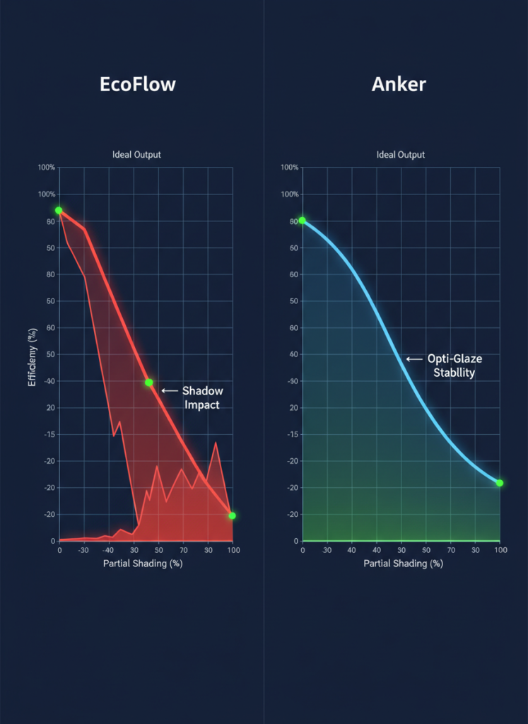 Fig 4: Infografik Vergleich Schattenmanagement EcoFlow vs Anker