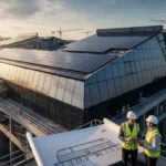 Planung von Industriebauten mit integrierter Photovoltaik als Architektur-Härtetest für die BIPV-Pflicht 2026.