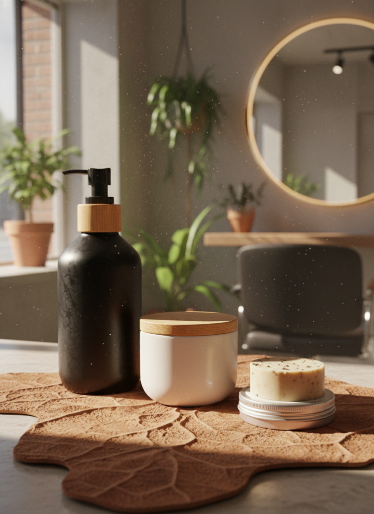 Vegan und cruelty-free Grooming-Produkte auf nachhaltigem Lederersatz