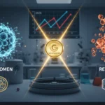 Exosomen vs. Retinol im finalen Goldstandard-Test 2026 mit glühenden Molekülen in einem modernen Labor.