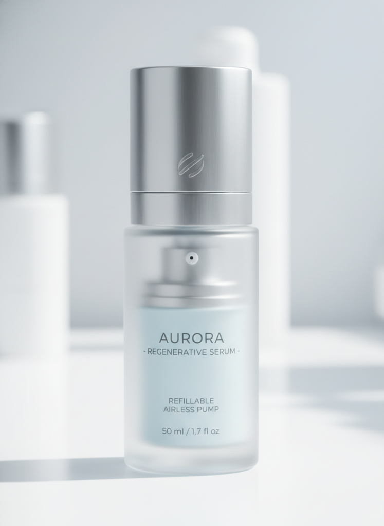 Leonie Hanne Beauty nachfüllbarer Airless-Spender aus Glas