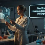 Wissenschaftlerin analysiert Haarfollikel im Labor für die Scalp-First Haircare Dominanz 2026 im Experten-Test.